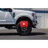 XD Series XD858 Tension Gloss Black Milled Custom Truck Wheels Rims 4